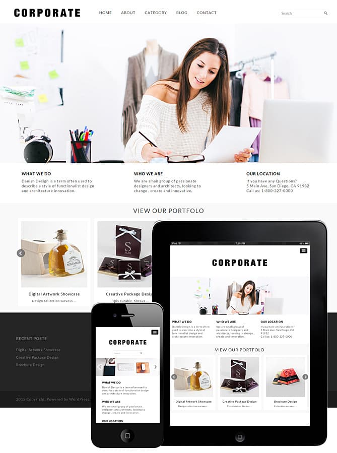 Corporate WordPress Theme