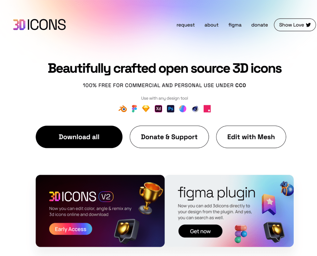 3dicons-Open-source-3D-icon-library