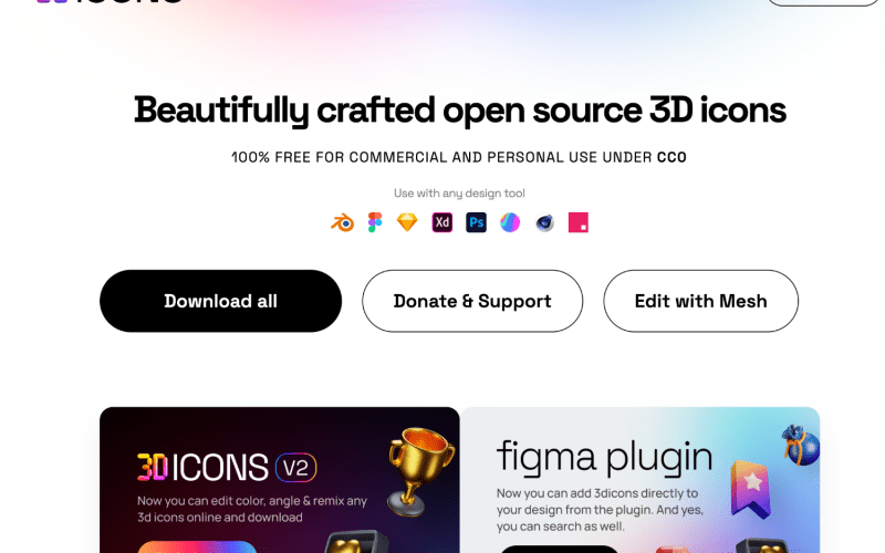 3dicons-Open-source-3D-icon-library