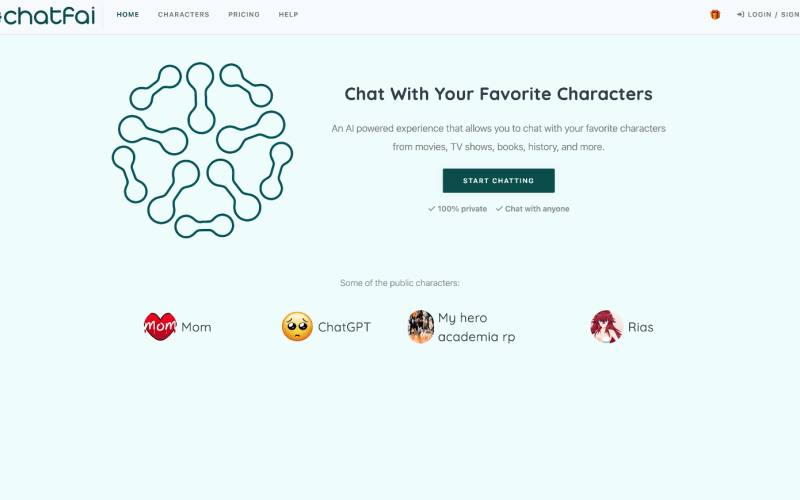 Chat-With-Your-Favorite-Characters-ChatFAI