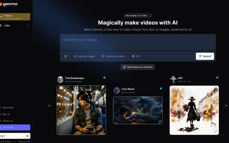 Genmo-Create-videos-and-images-with-AI-