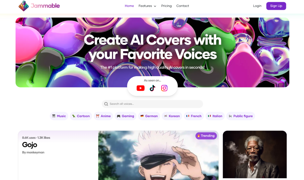 Jammable-Create-AI-Covers-with-your-Favorite-Voices-