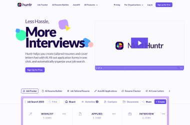 Job-Application-Tracker-AI-Resume-Builder-Resume-Checker-and-More-Job-Search-Tools-Huntr