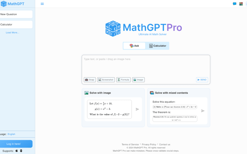 MathGPT-Math-AI-Solver