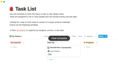 Notion-Task-list-template