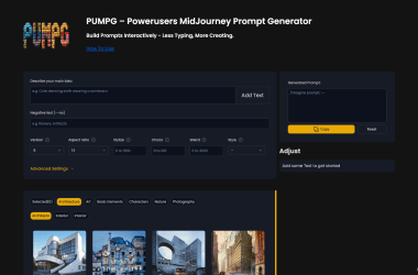 PUMPG-Powerusers-MidJourney-Prompt-Generator-Powerusers-AI