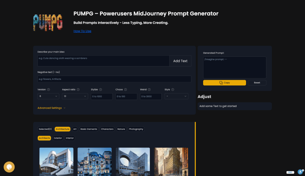 PUMPG-Powerusers-MidJourney-Prompt-Generator-Powerusers-AI