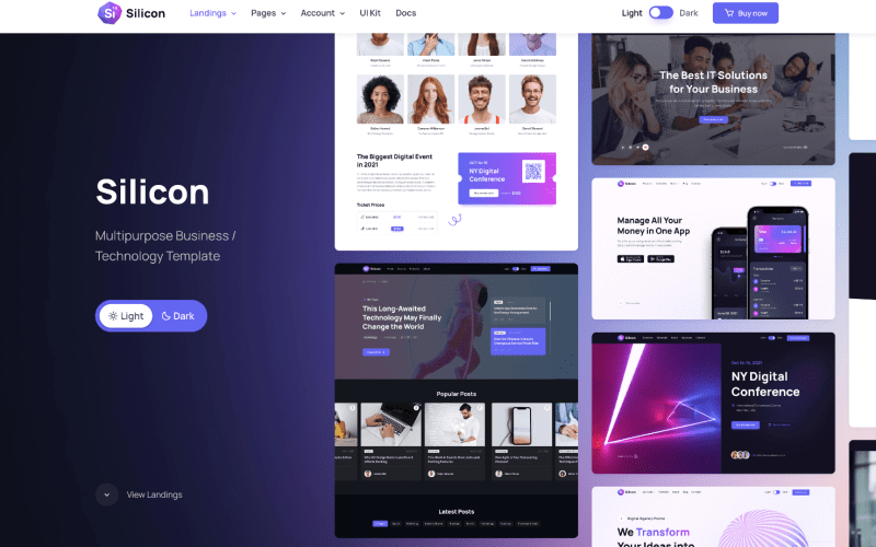 Silicon-Multipurpose-Business-Technology-Template