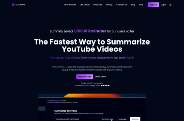 Summify-AI-Youtube-Video-Summariser