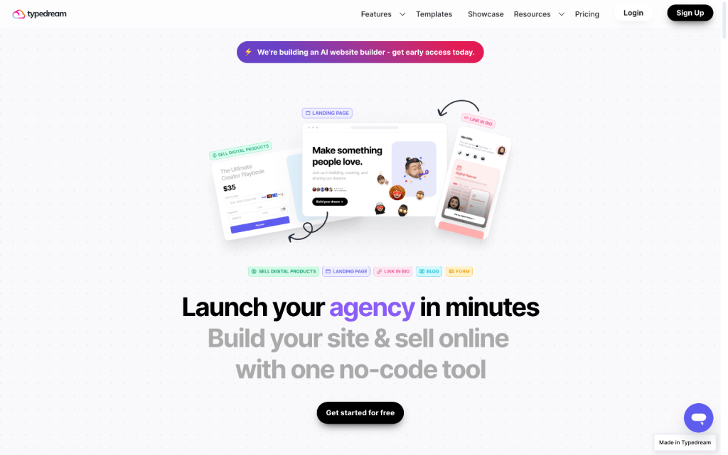 Typedream-Build-your-Website-Link-in-Bio-Forms-Blogs-and-Sell-Digital-Products