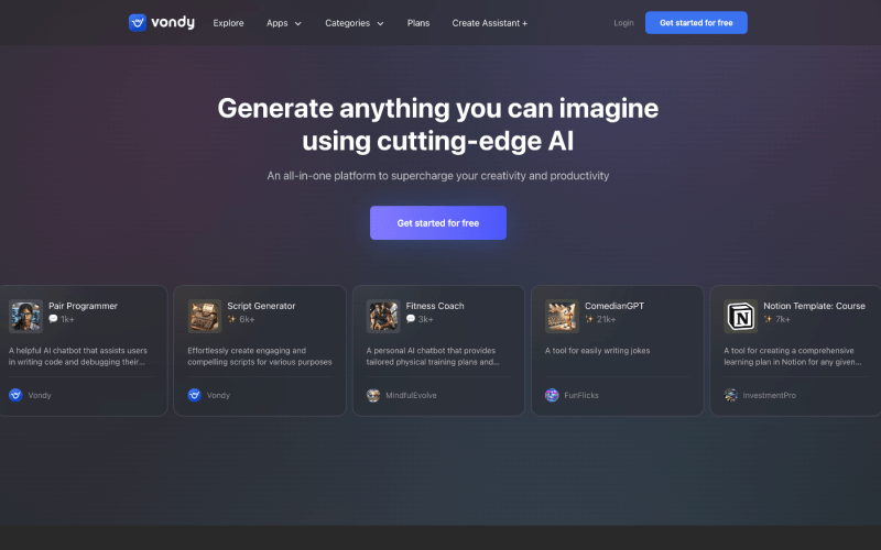 Vondy-Next-Generation-AI-Apps